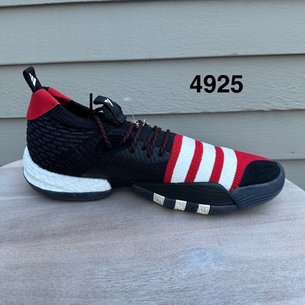 Adidas Trae Young 2 Mens Basketball Shoes Black Red White IF2163 Size 11